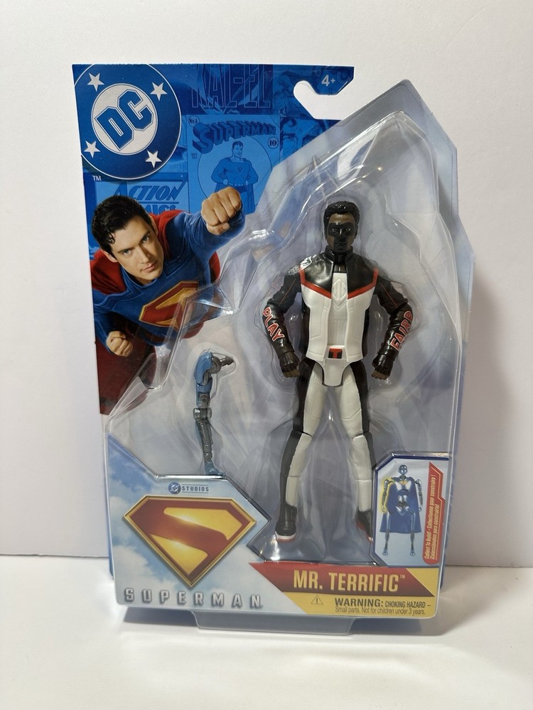 SpinMaster DC 2025 Superman Movie MR TERRIFIC Action Figure Collectible Buildable Toy