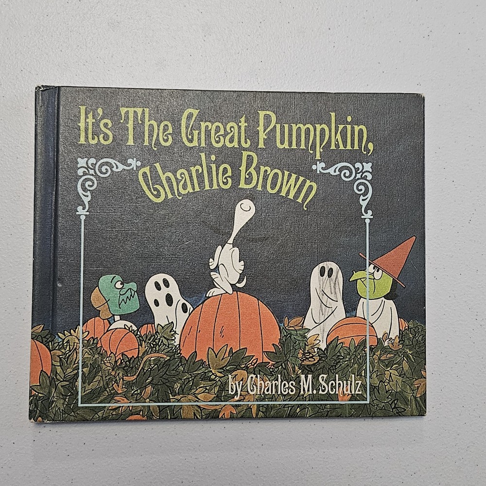 1967 First Edition It's The Great Pumpkin Charlie Brown Schultz Hardcover Book  