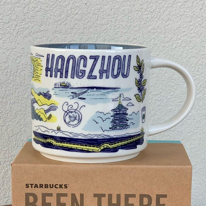 Starbucks China 2022 Been There Series BTS Hangzhou 14oz Coffee Mug with Box