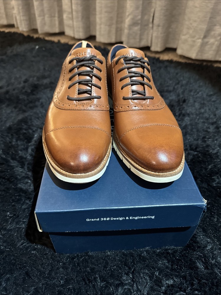 Cole Hann Men's Size 9.5 Flex Grand Cap Ox