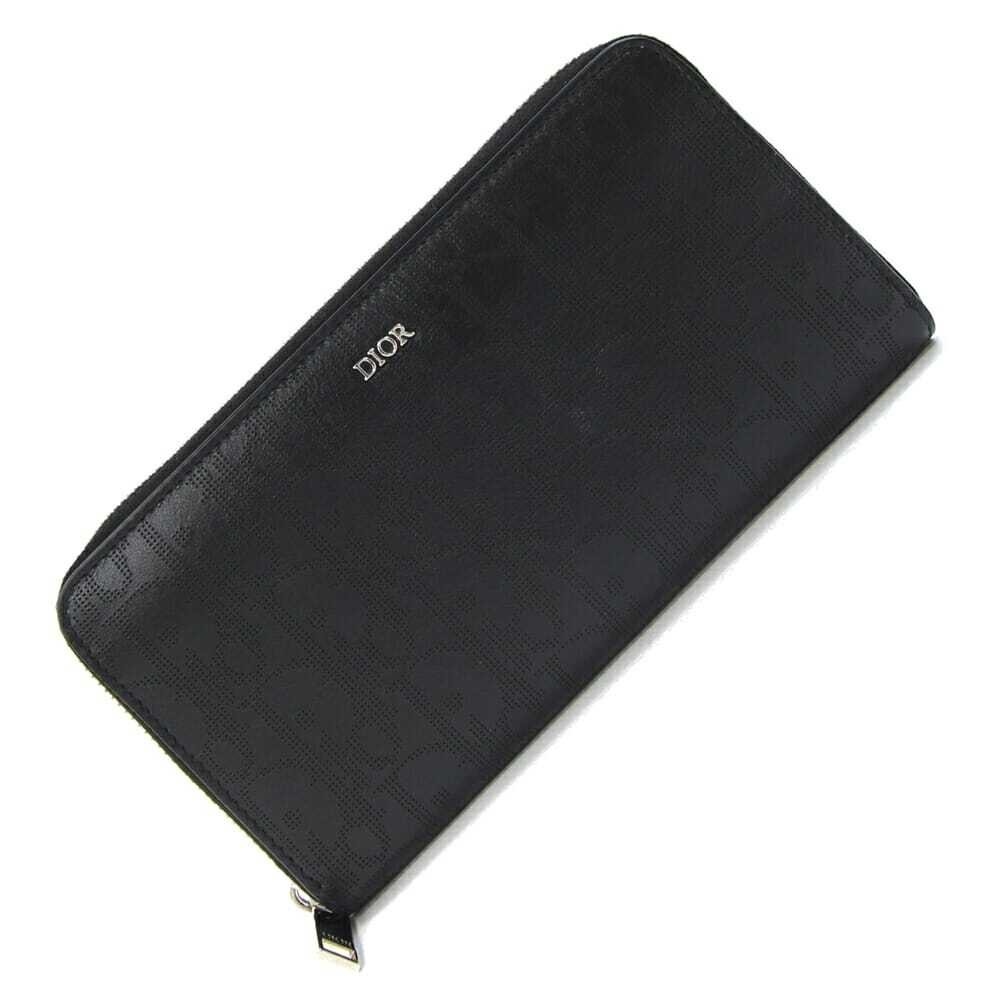 Dior Round Oblique Galaxy Zipper Wallet with Logo Punching 2ESBC252VPD