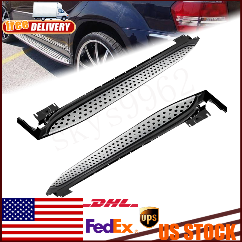 Aluminum Side Step Bars Running Boards  For 2007-2012 Mercedes Benz GL450 X164