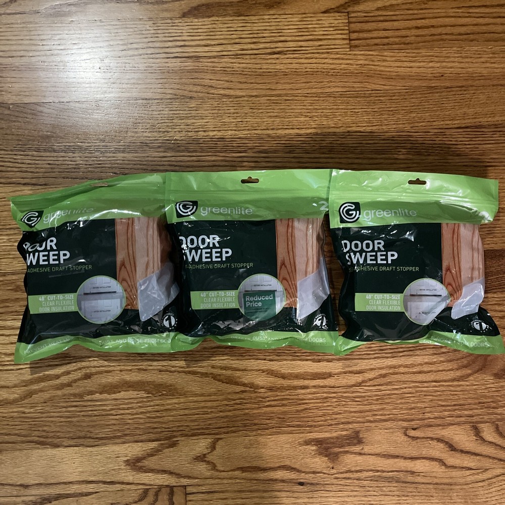 6 Pack Under Door Draft Stopper with Strong Adhesive Weather Strip Blocker