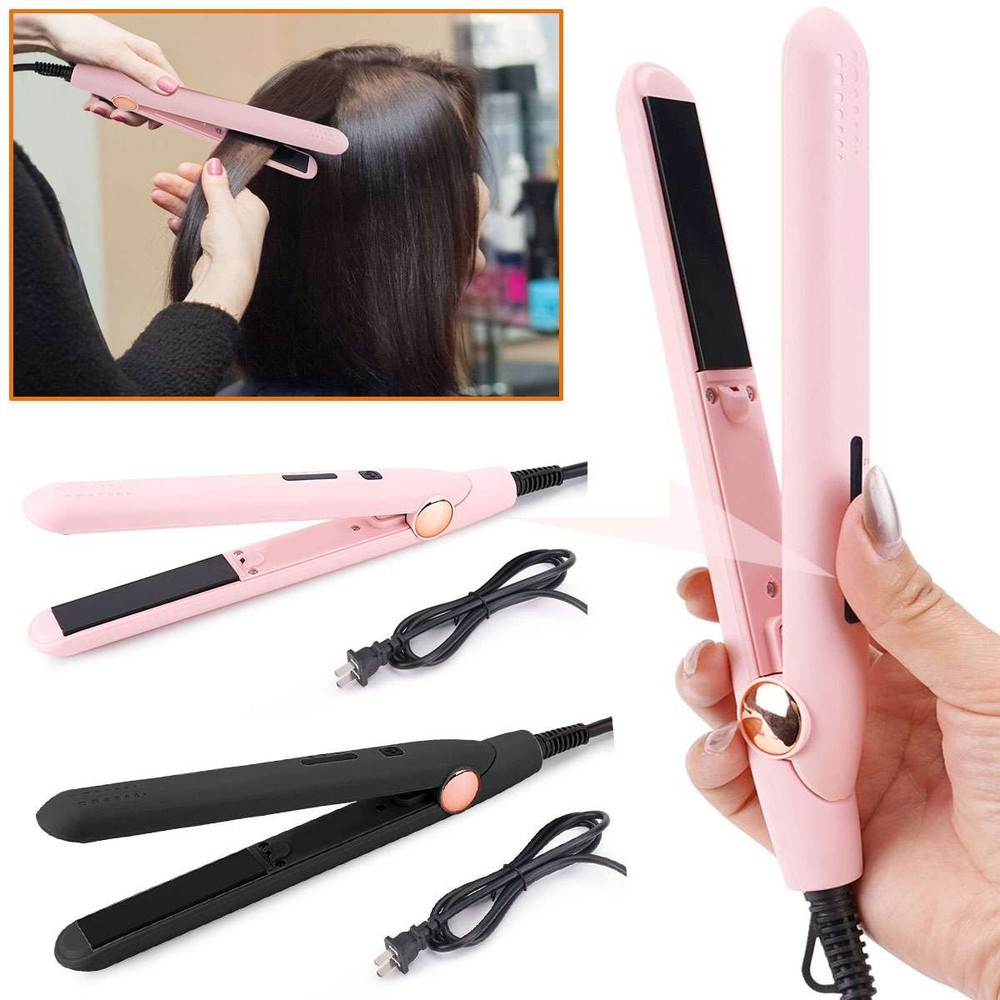 Hair Straightener Flat Iron and Curler Professional Titanium Ionic