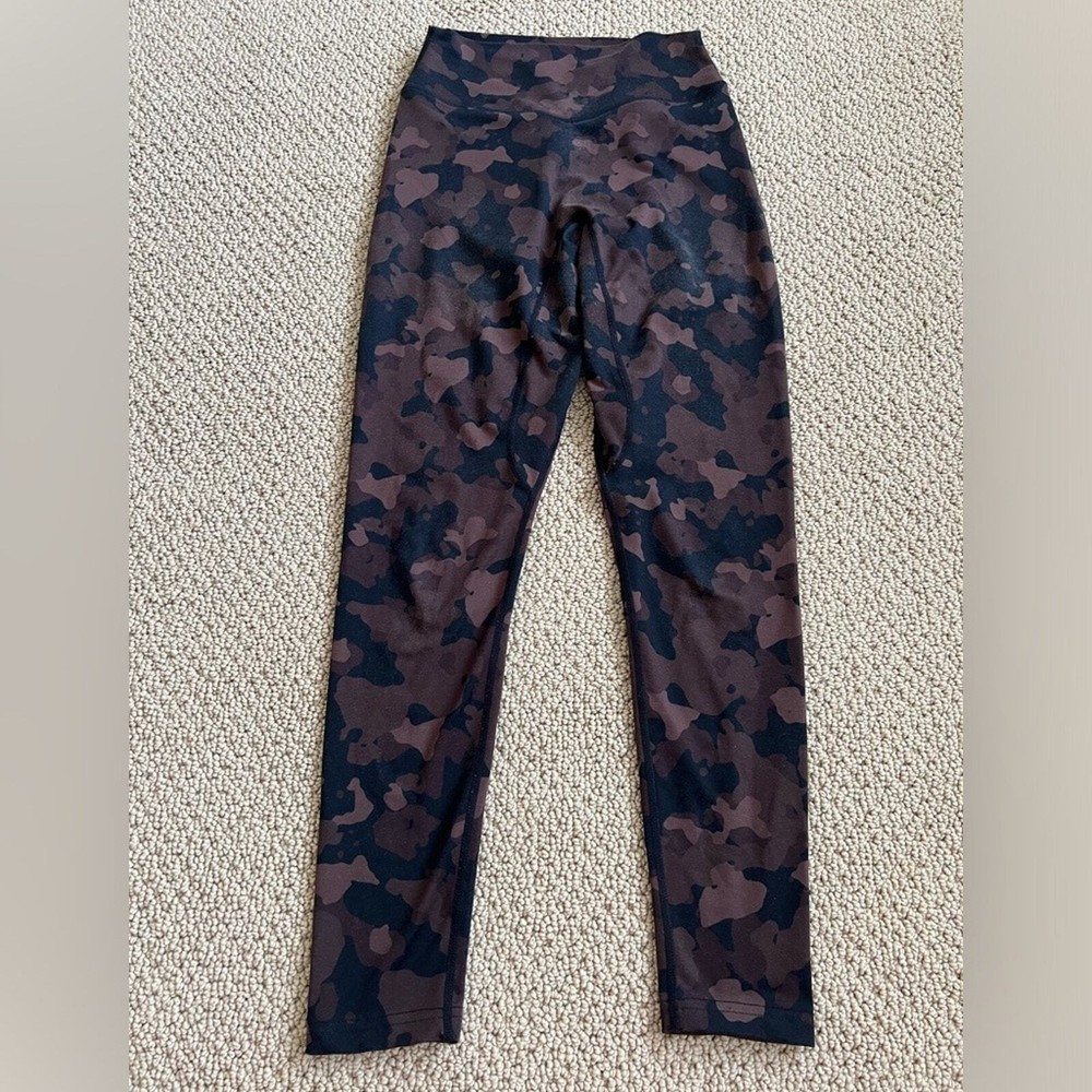 Balance Athletica Camo Leggings, Size Small, Brown/Black, Athletic, Athleisure