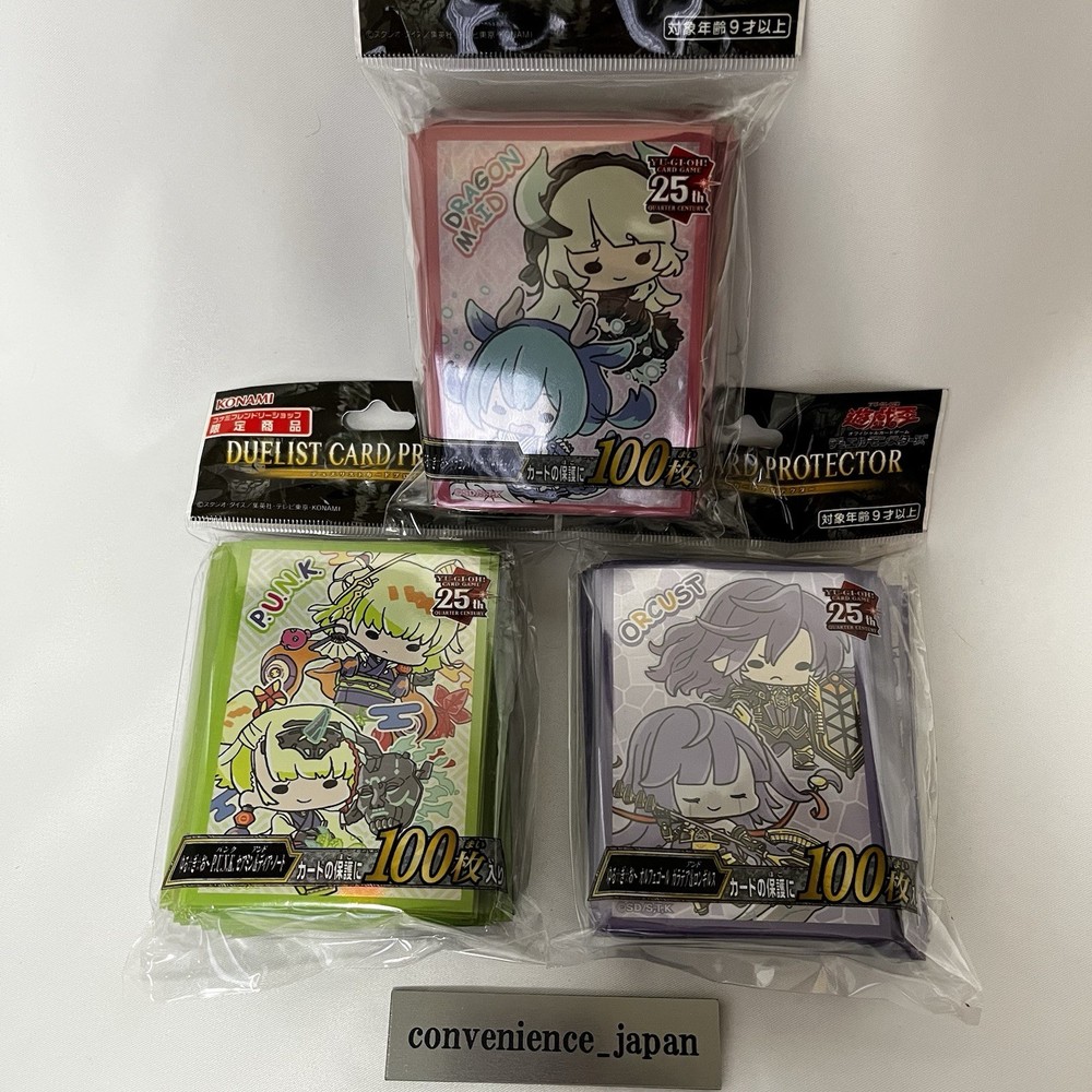 Yugioh Dragonmaid & P.U.N.K. PUNK & Orcust Sleeve 3 SET Yurugio 2024