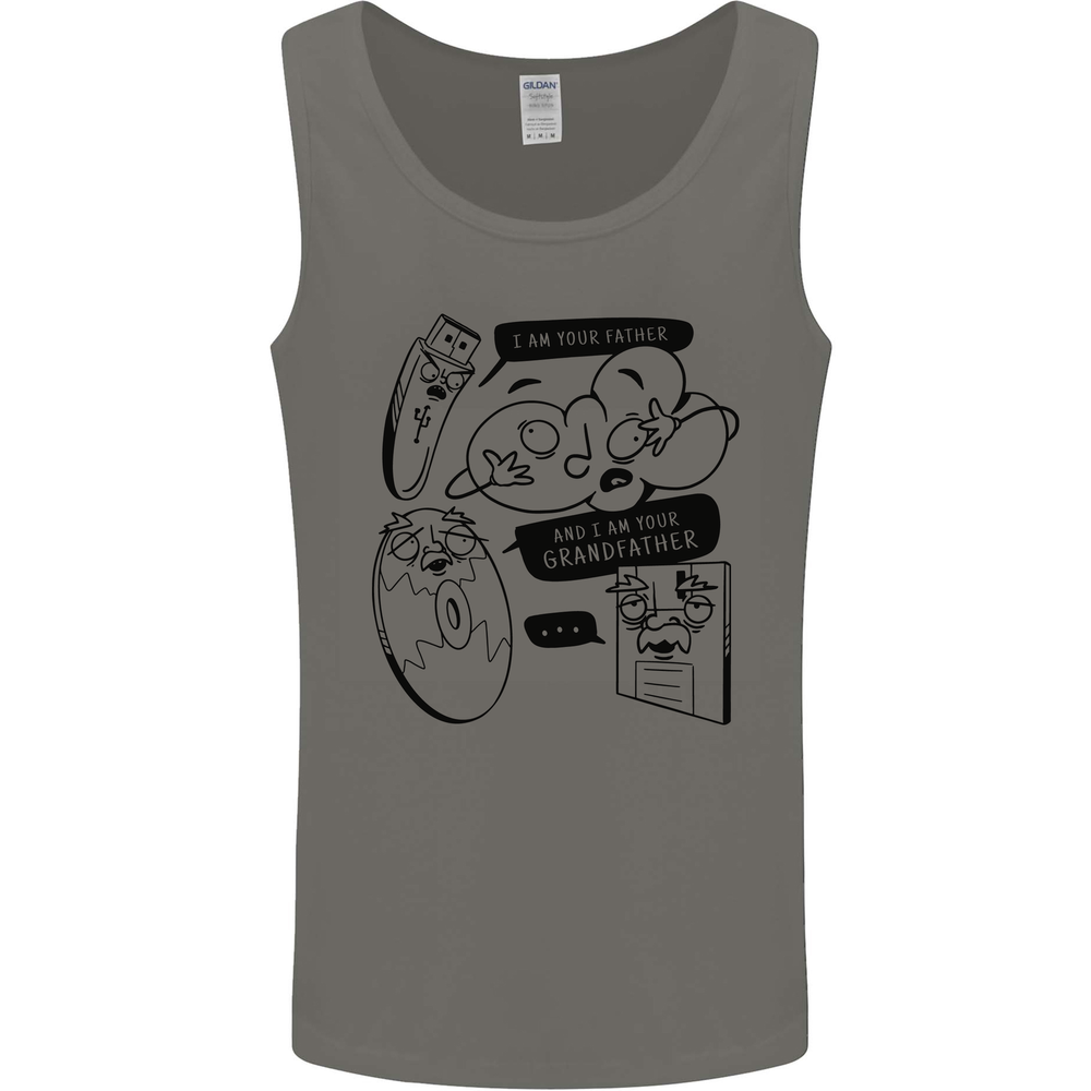 Retro USB HD Drive Storage Evolution Vest Tank Top for Men  