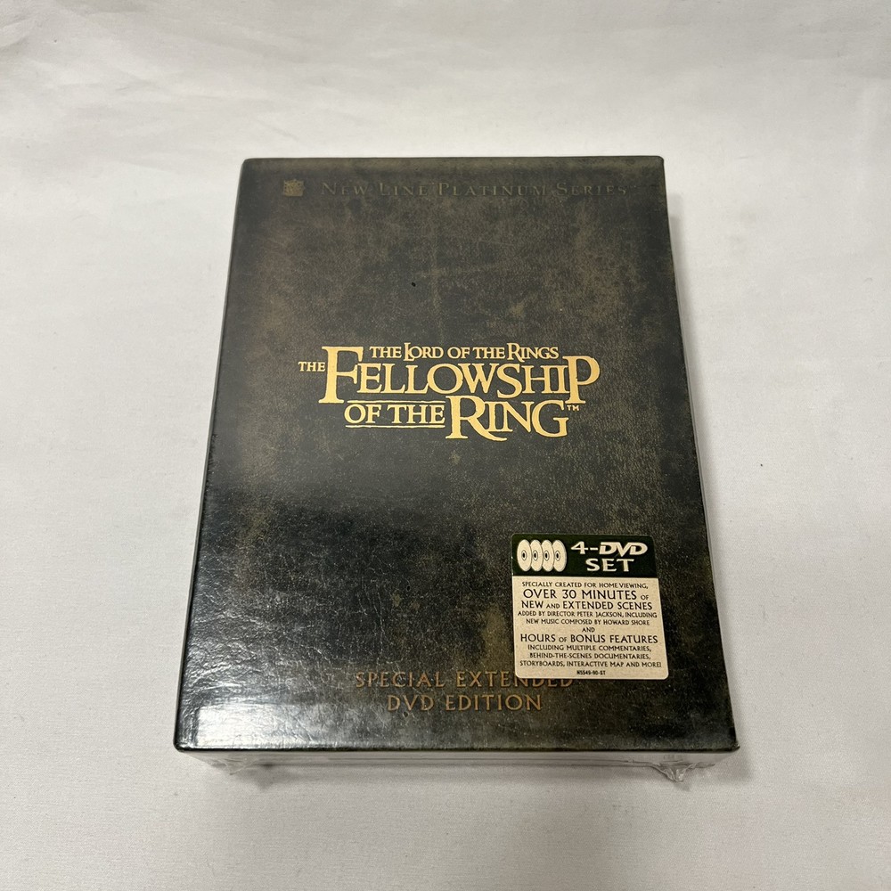 Lord of the Rings Fellowship of the Ring 2002 Special Extended Edition DVD