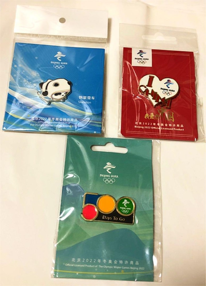 Beijing Olympic Bin Dundu 2022 Pin Badge 3 Types