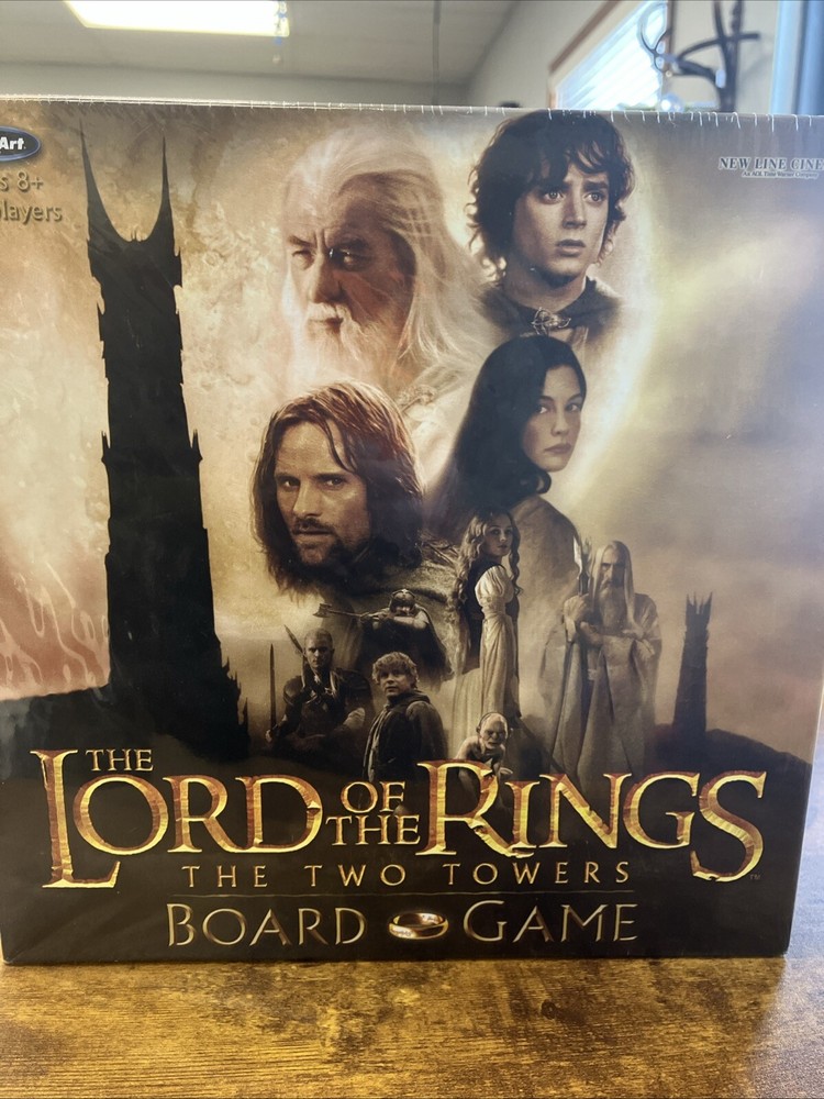 The Lord of The Rings TWO TOWERS board game NEW SEALED 2003