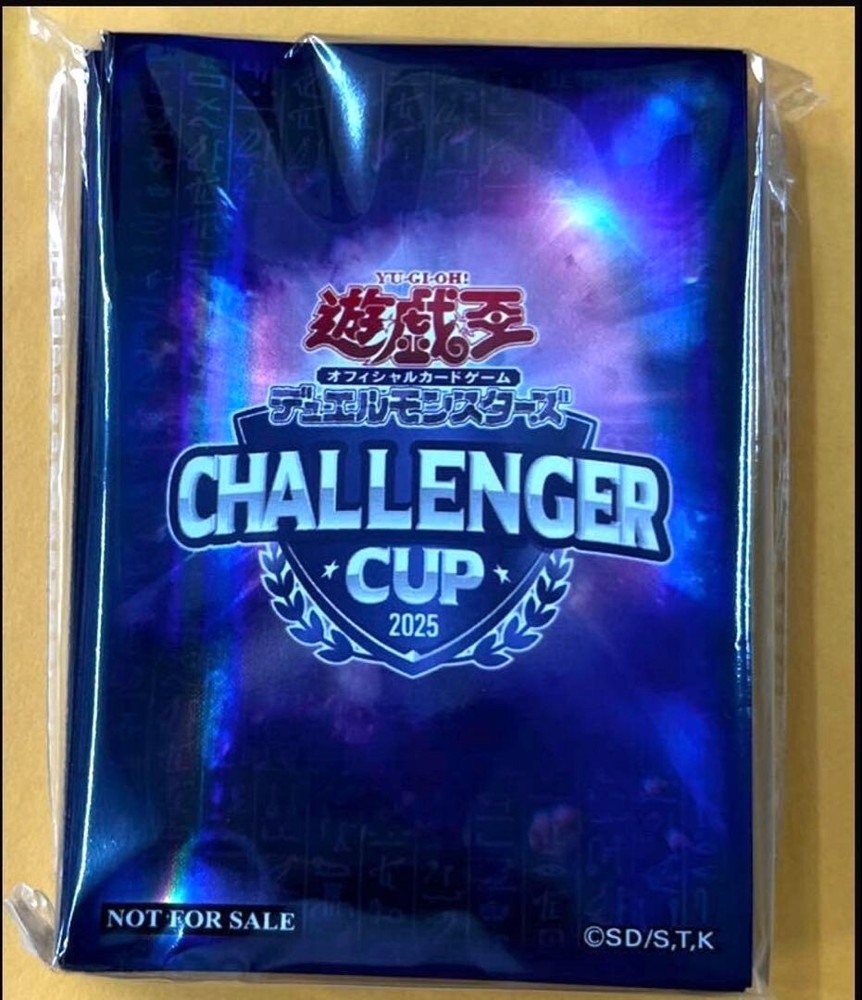 Yu-Gi-Oh Challenger Cup 2025 Official 100-Card Sleeve Protector Asia Edition Limited