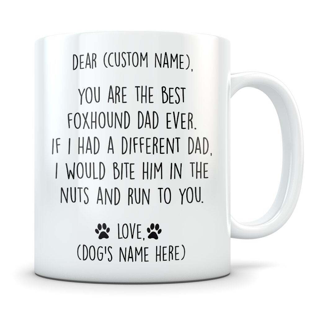 Foxhound Gifts For Men Foxhound Dad Foxhound Gifts Foxhound Mug Foxhound Dad Mug