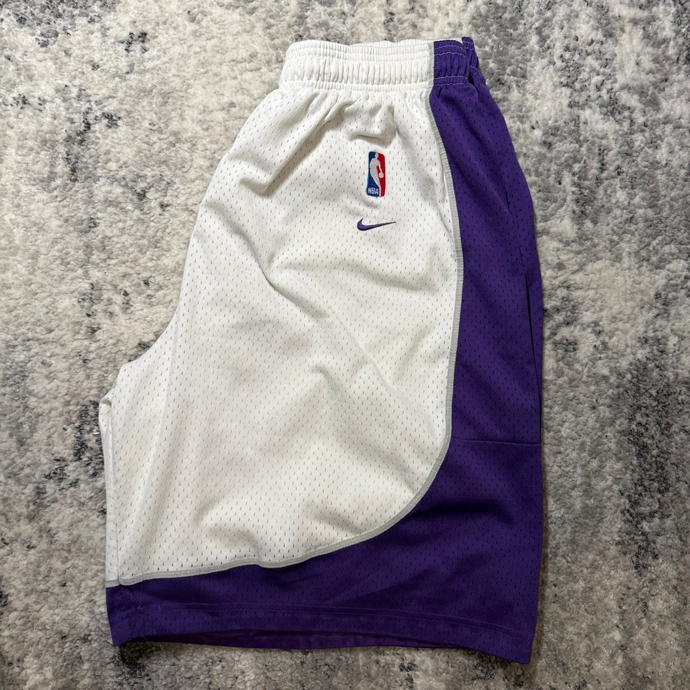 Nike Team Sacramento Kings NBA Basketball Shorts Mens XLPurple Mesh Vintage