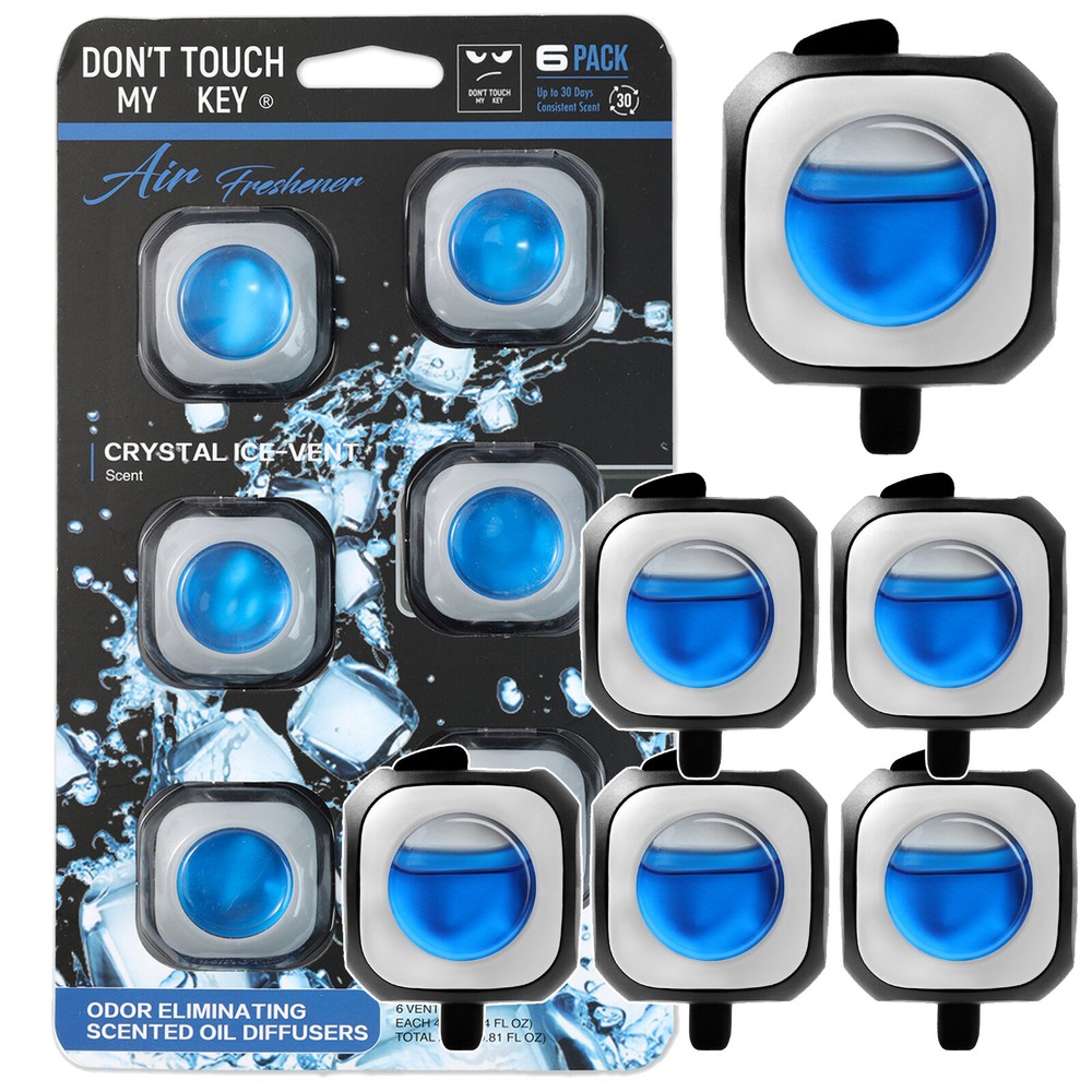 6-Piece Car Vent Clip Aromatherapy Diffuser for Fresh Fragrance