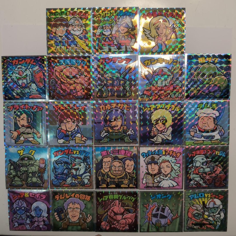Mobile Suit Gundam Goods lot set 23 Amuro Char Zaku Special Edition Sticker