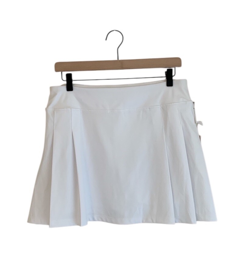Tommy Bahama White Pleated Skort Size Large for Pickleball Tennis NWT