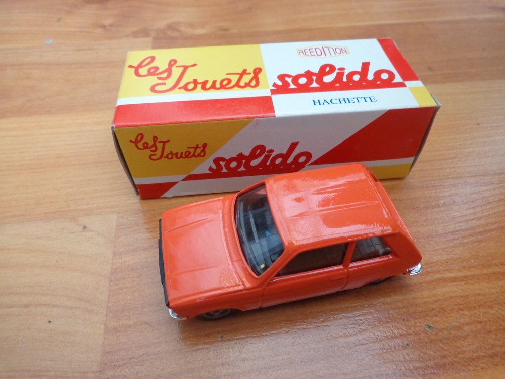 1/43 SCALE HACHETTE SOLIDO CLASSIC 1976 CITROEN LN ORANGE DIECAST MODEL CAR