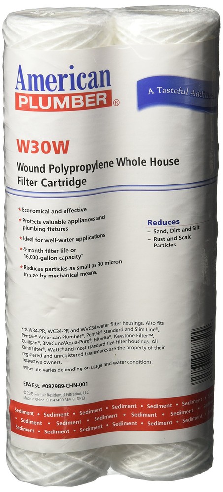 W30W Whole House Sediment Filter Cartridge (2-Pack)