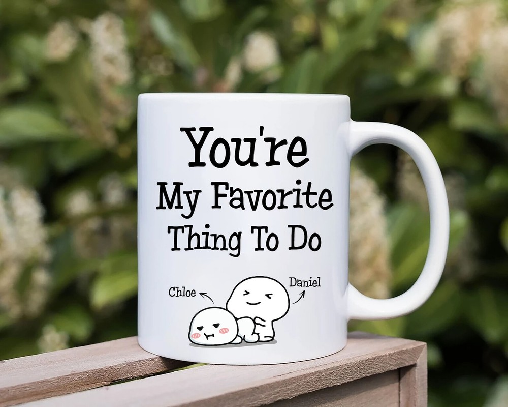 Personalized Funny Coffee Mug for Boyfriend Valentine's Day Gift Custom Name  