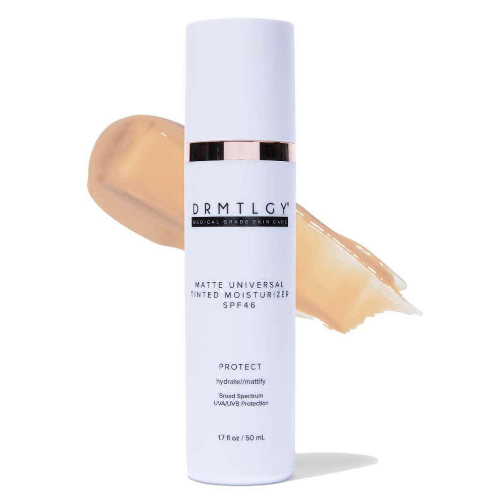 Matte Tinted Moisturizer with SPF 46 Anti-Aging Lightweight Makeup
