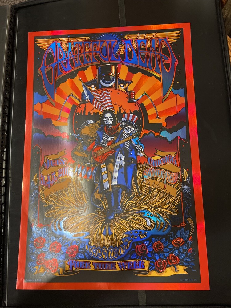 R.Biffle Grateful Dead Fare Thee Well sticker design