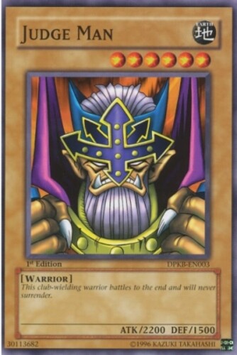Judge Man - DPKB-EN003 - Common - 1st Edition x3 - Lightly Played