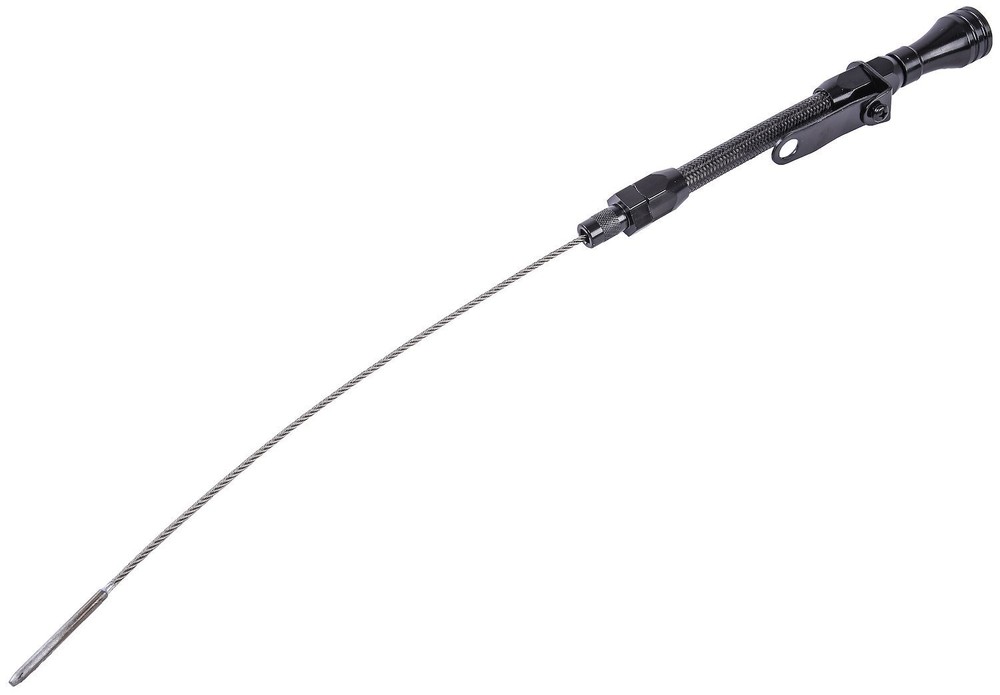 JEGS 52350 Flexible Engine Oil Dipstick Small Block Chevy 1957-1959 Black Billet