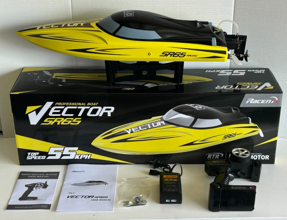 Volantex SR65 Brushless Racing Boat 55KPH High Speed RTR Yellow