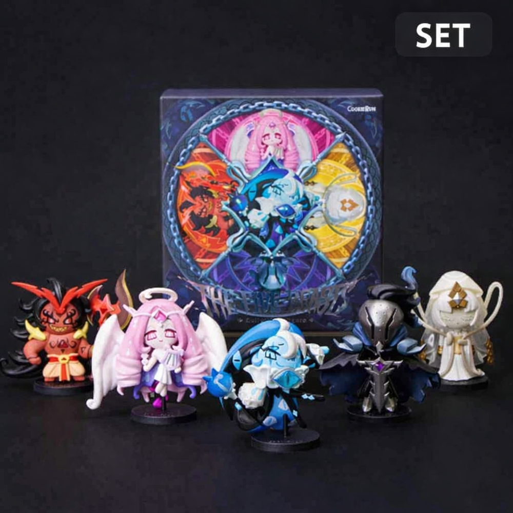 NEW Cookie Run Kingdom Beast Cookies Collectable 5 Figure SET No Tariffs In US