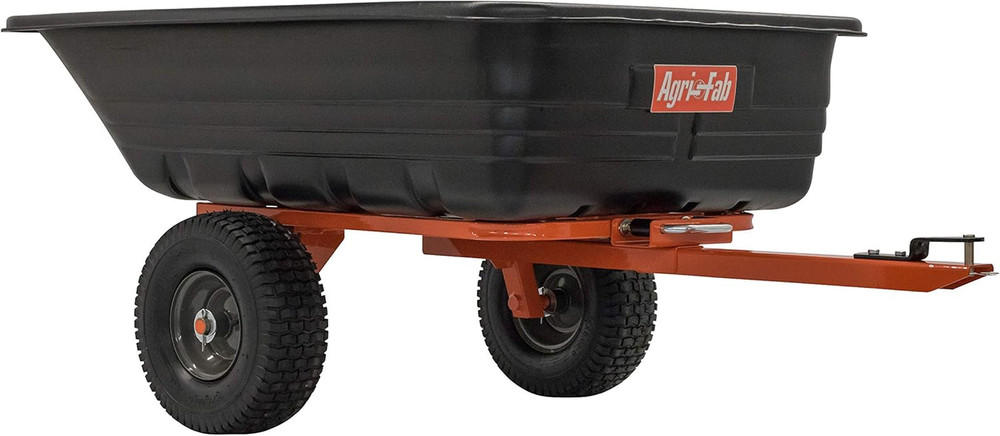 Agri-Fab 45-0552 700 Lbs Tow behind Poly Dump/Swivel Cart, 12 CU. FT. Capacity;