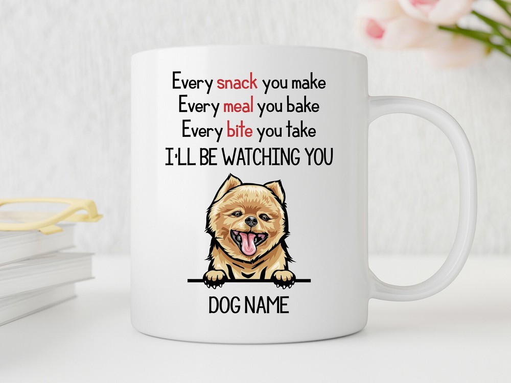 Funny Pomeranian Lover Gift Idea - Cute Dog Mug for Pomeranian Moms