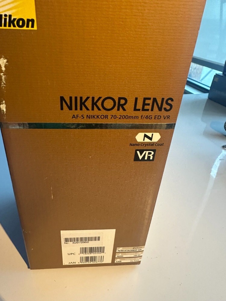 Nikon NIKKOR AF-S 70-200mm f/4 ED VR Lens