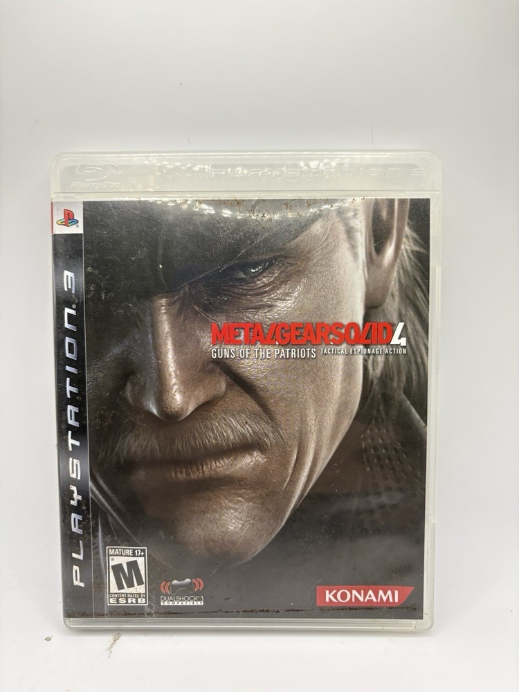 Metal Gear Solid 4: Guns of the Patriots - Sony PlayStation 3 (CIB, Tested)