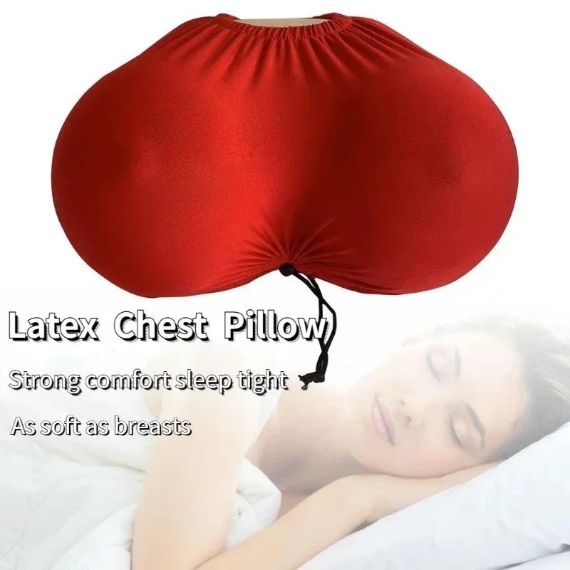 2025 New Latex Chest/Back Pillow: Comfortable Fabric, Side Sleeping Cushion.