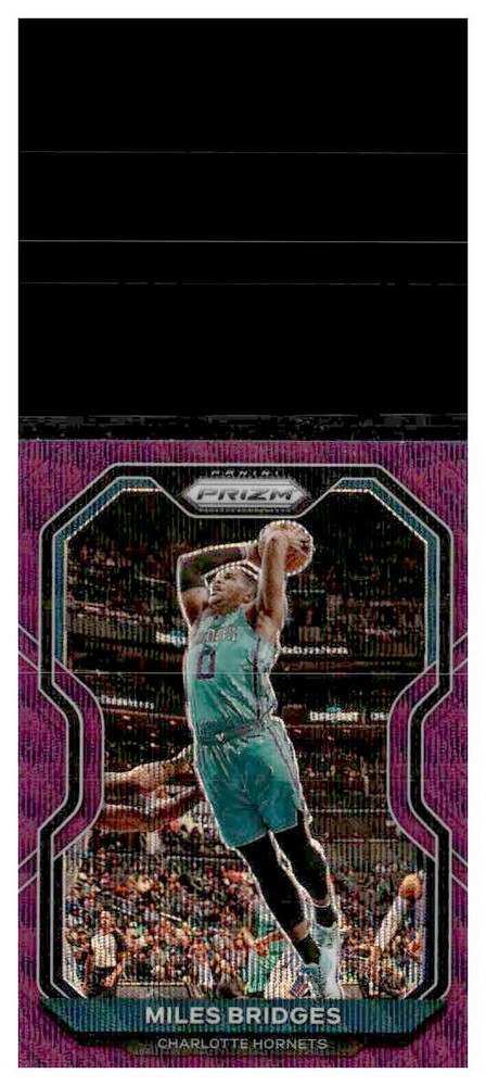 2020-21 Panini Prizm #178 Miles Bridges Purple Wave Prizms