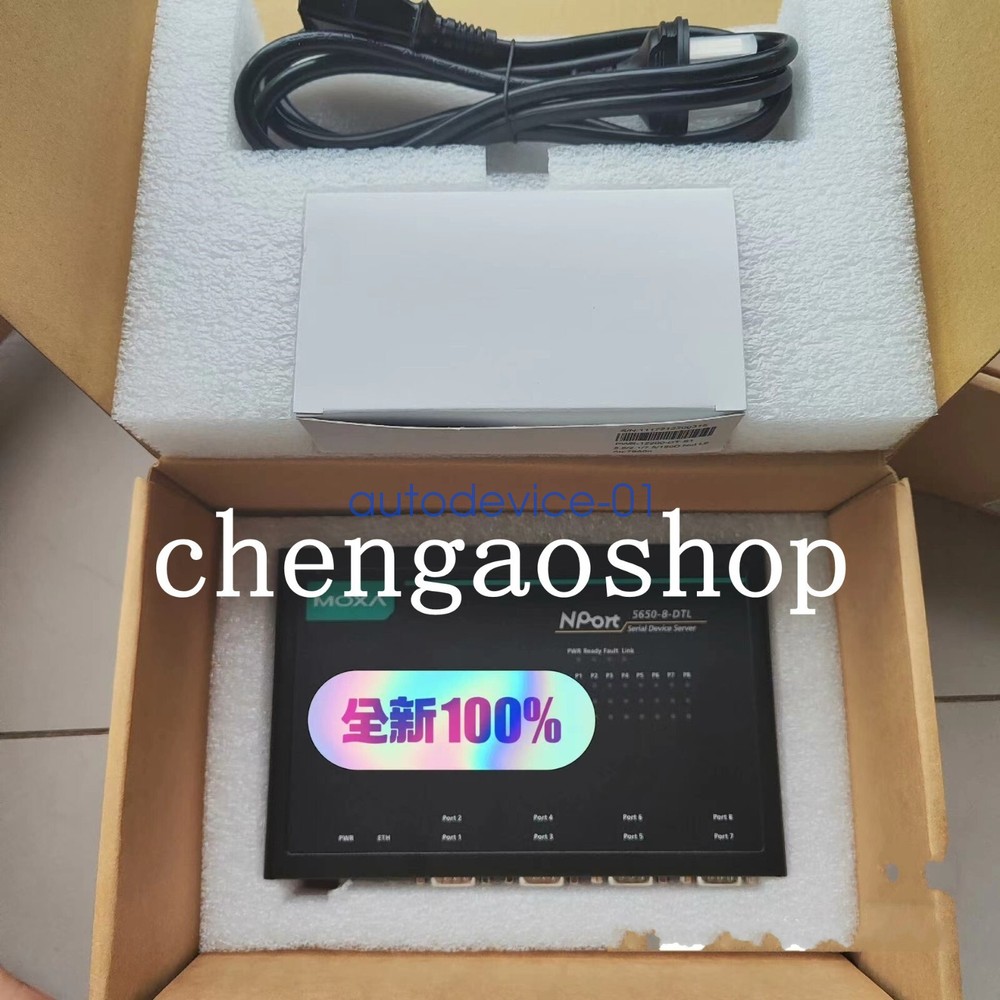1PCS NEW NPort 5650-8-DTL/CN 8口RS-232/422/485 by DHL/FedEx