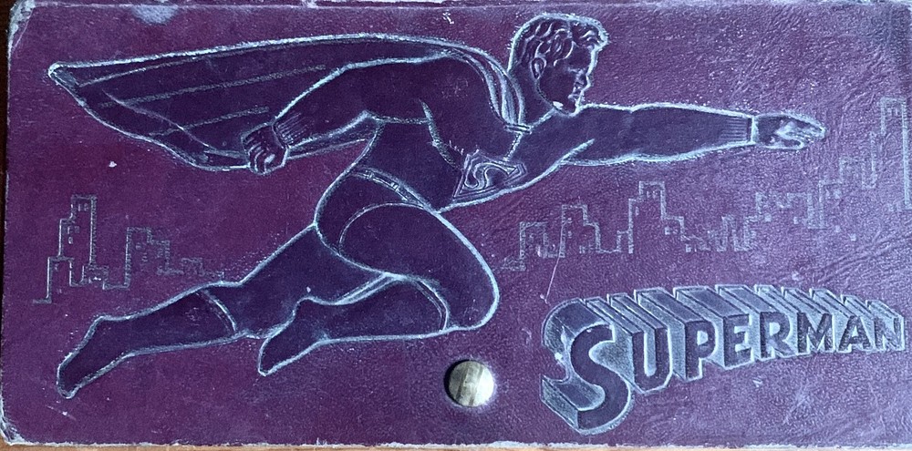 SUPERMAN PENCIL comic book hero marvel Stan Lee rare case writing drawing