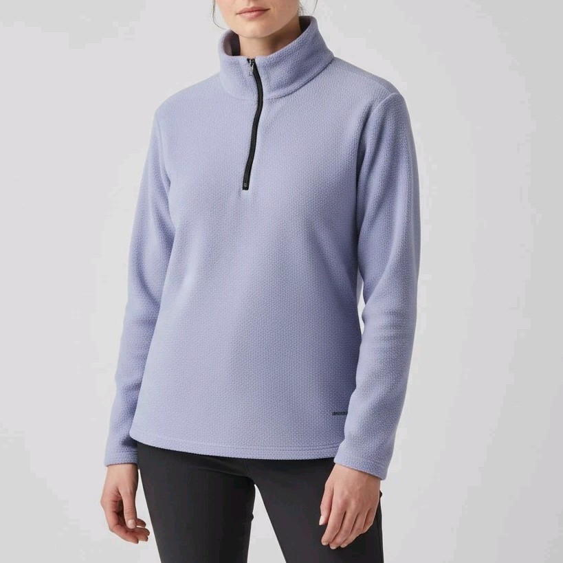 Patagonia Capilene Fleece Quater Zip Pullover Women L Purple Base Layer Gorpcore