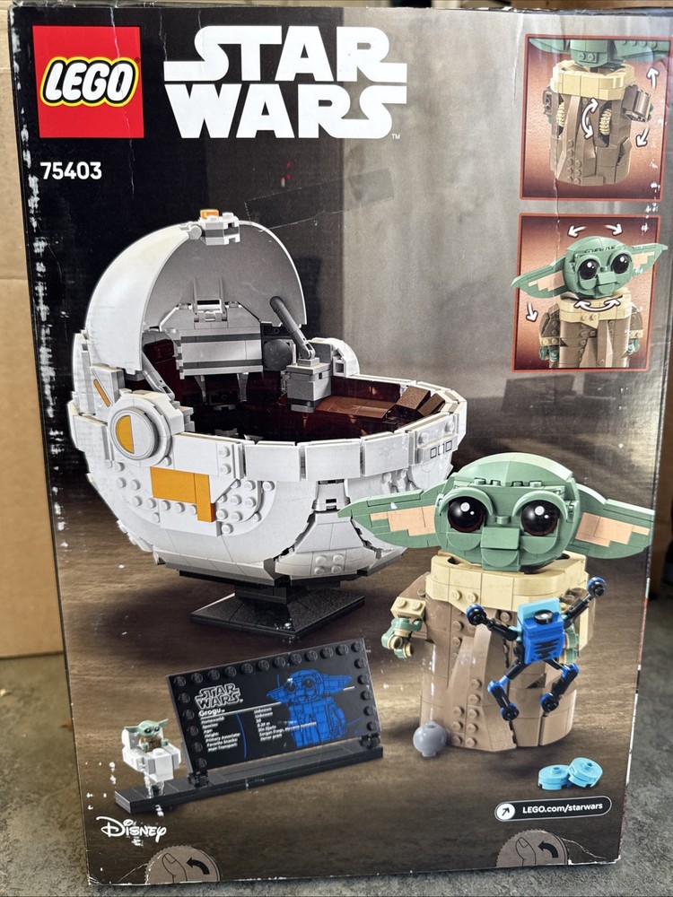 LEGO Star Wars: Grogu with Hover Pram (75403)- Minor Box Damage