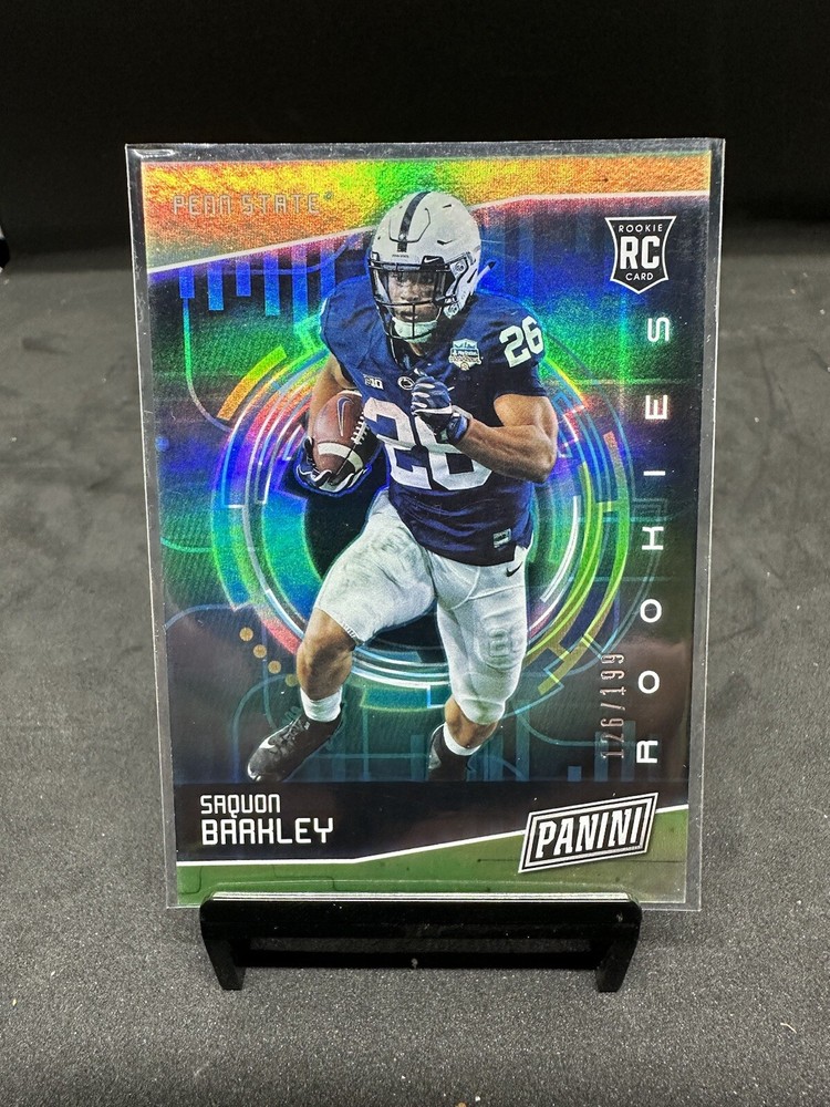 Saquon Barkley 2018 Panini Cyber Monday Rookie #22 126/199.-image