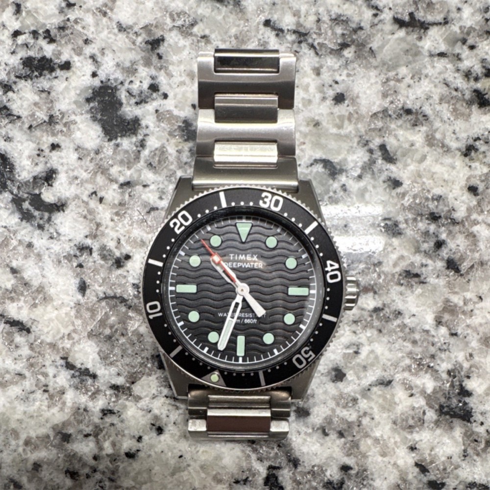 Timex Deepwater Diver 200m Stainless Steel Watch