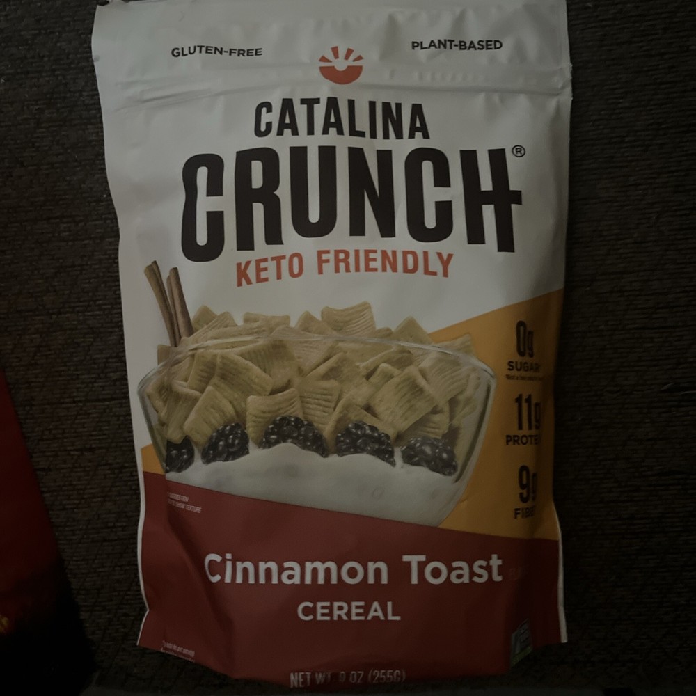 Keto Friendly Cereal, Cinnamon Toast, 9 oz (255 g) Exp 8/28/25 Brand New!