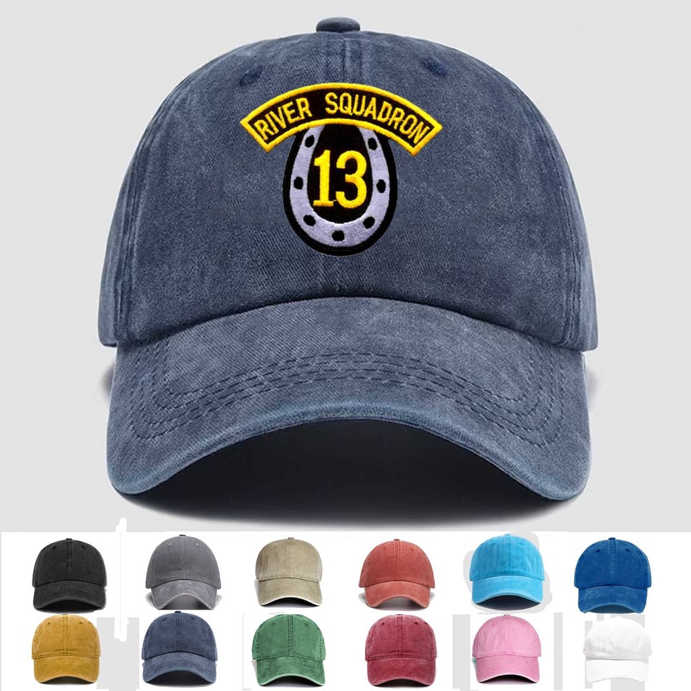 Custom Embroidered Hat Rivron 13 River Assault Squadron, Veteran Cap,Trucker Hat