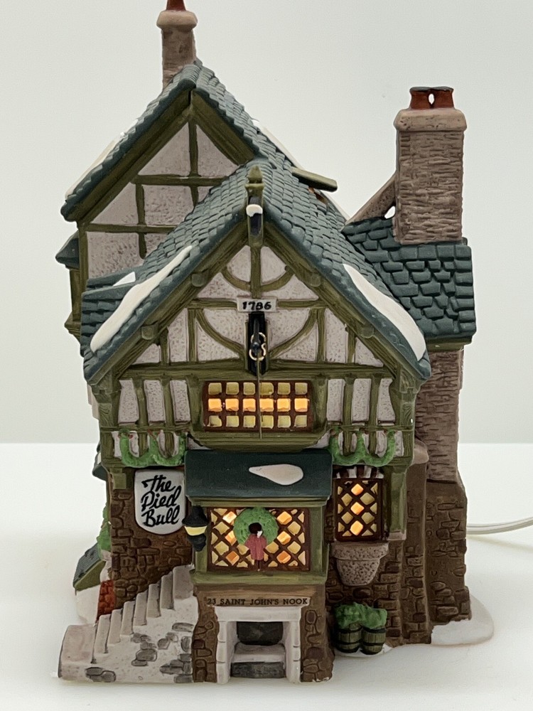 Department 56 Dickens Village Series The Pied Bull Inn, 2nd Edition 1993