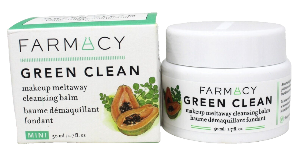 Farmacy Green Clean Makeup Meltaway Cleansing Balm 1.7 oz New in Box