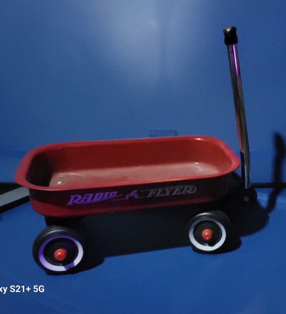 Radio Flyer Little Red Mini Wagon Vintage Style 12 1/2