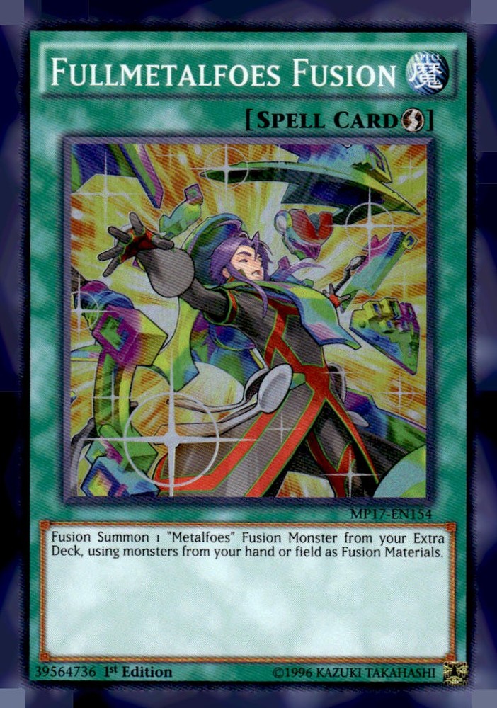 2017 Mega-Tins Mega Pack Fullmetalfoes Fusion MP17-EN154 Yu-Gi-Oh Card