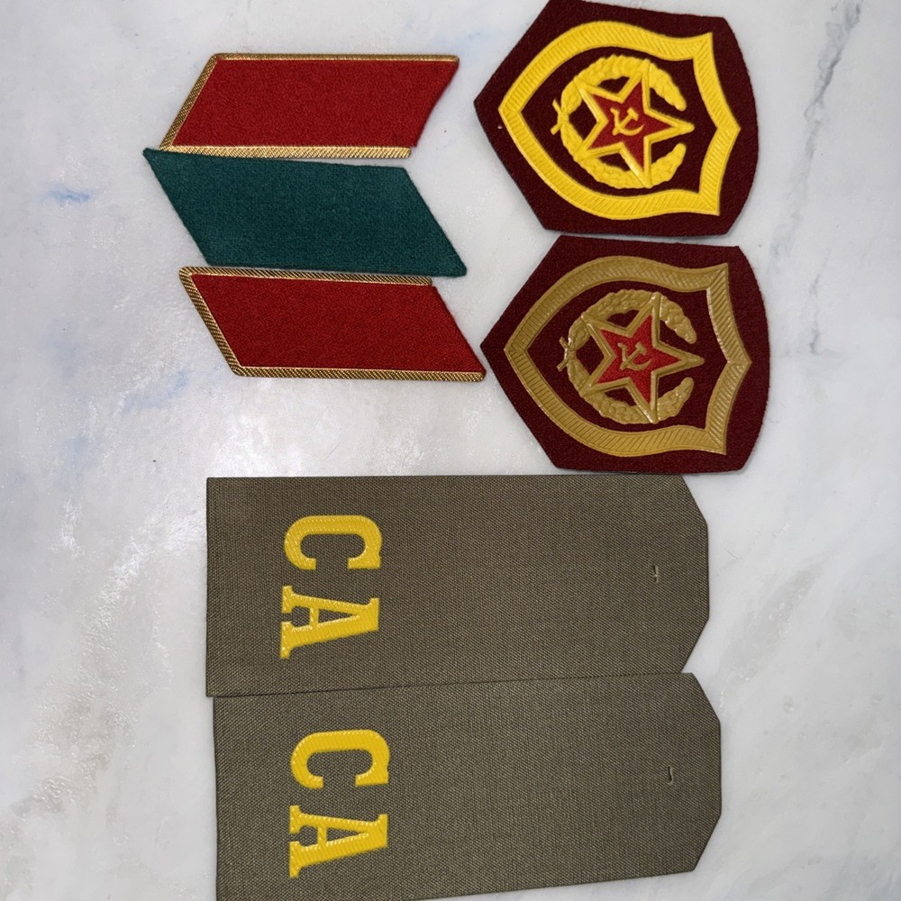 Lot Of Russian/ Soviet Military Insignia- Patch’s Shoulder Boards. NOS
