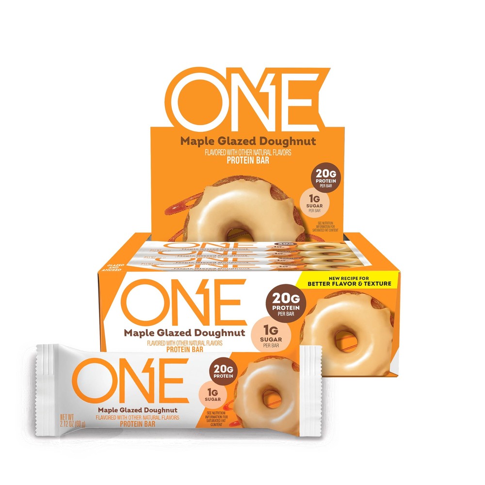 Maple Glazed Doughnut Protein Bar - 20g Protein 1g Sugar Gluten Free
