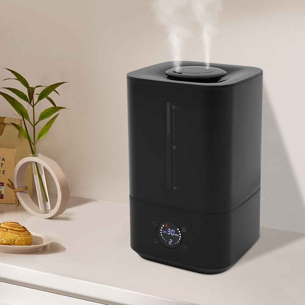 6L/202.91oz Mist Humidifier Machine Tabletop Hot & Cold Humidifier Free Standing